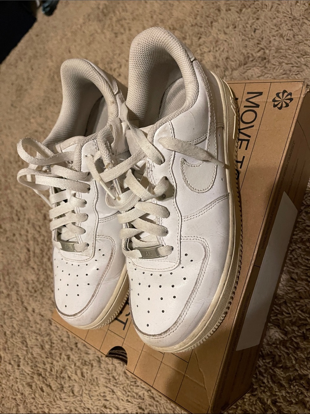 Nike White Kids' Low-Top Sneakers